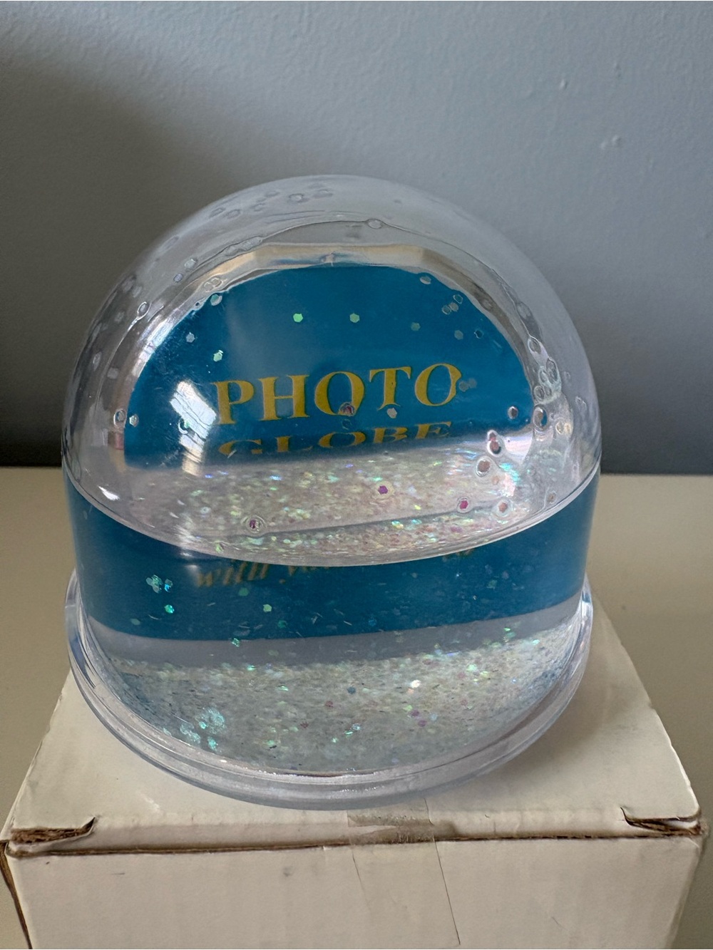 Photo Globe Clear Snow Globe
